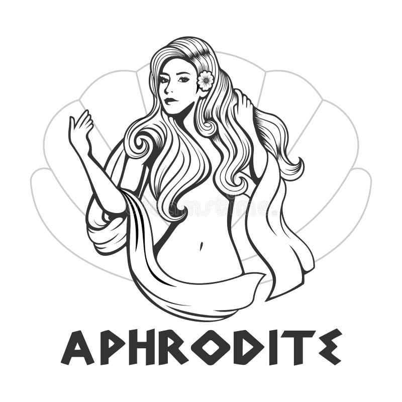Ilustración de la diosa Afrodita