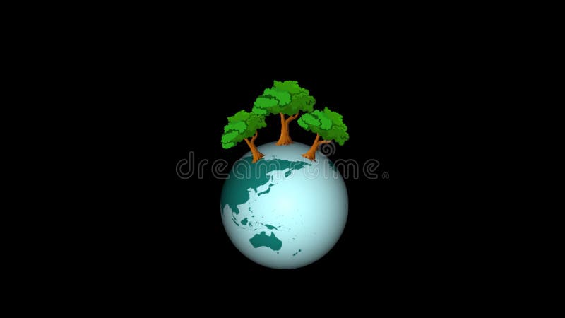 Ilustración de los efectos del calentamiento global causado por la contaminación del aire ilustración del vector