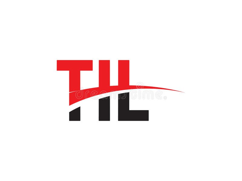 Ilustración de vector de diseño de logotipo inicial de letra til