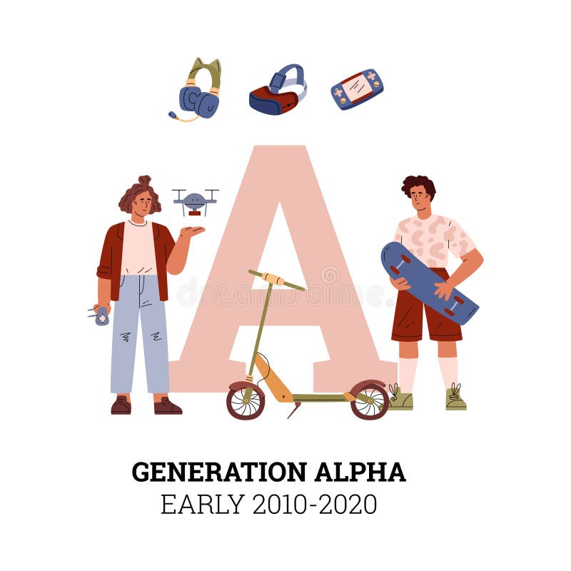 Ilustración de vector de estilo de vida alfa libre illustration
