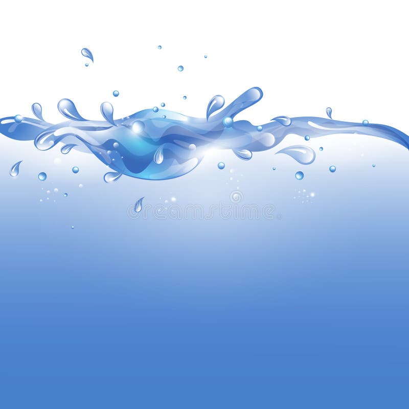 Ilustración del fondo del agua ilustración del vector Ilustración del fondo del agua ilustración del vector
