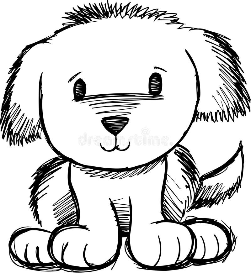 Ilustración incompleta del vector del perro ilustración del vector Ilustración incompleta del vector del perro ilustración del vector