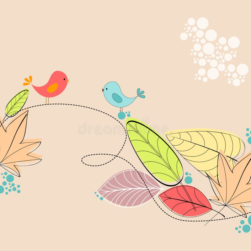 Ilustración linda del otoño stock de ilustración Ilustración linda del otoño stock de ilustración