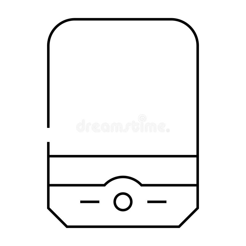 Ilustración vectorial de línea de lámpara elegante ilustración del vector