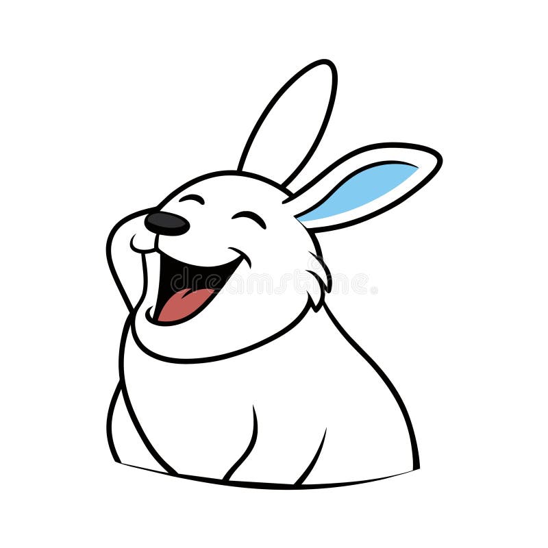 Ilustración vectorial del icono de la liebre ártica stock de ilustración