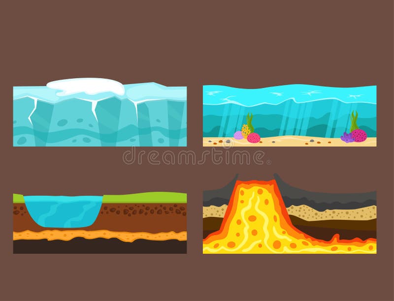 Illustration of cross section of ground agriculture country gardening ground slices land piece nature cross outdoor. Meadow ecology underground vector. Illustration of cross section of ground agriculture country gardening ground slices land piece nature cross outdoor. Meadow ecology underground vector.