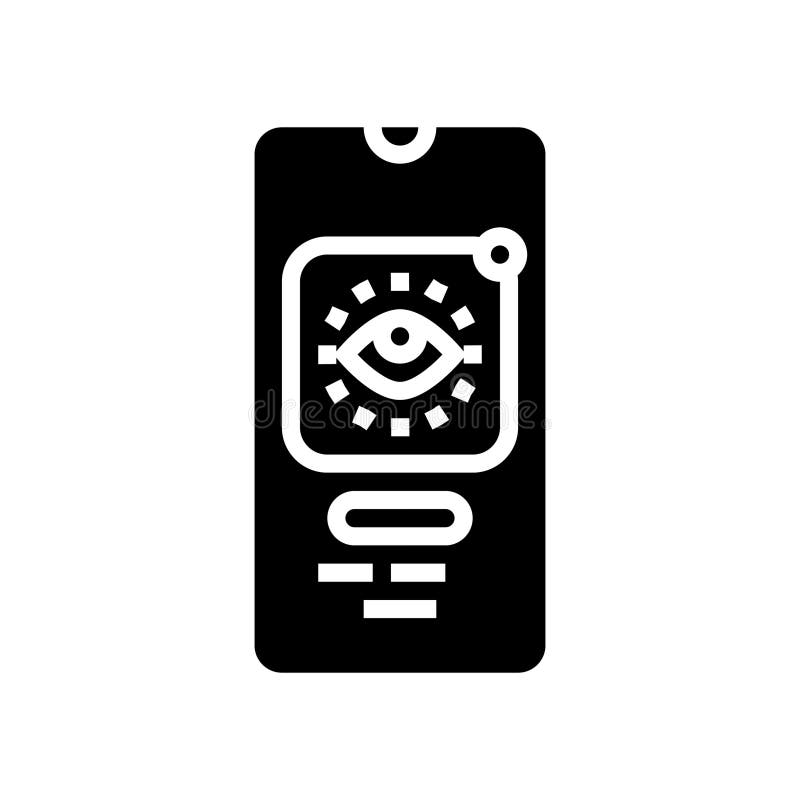 Ilustracja wektora ikony algorytmu zaangażowania technologii zarządzania aplikacjami w technologii cyfrowej. Cyfrowy wektor ikony glifu zaangażowania technologii zarządzania aplikacjami. znak zaangażowania informatycznego w aplikację. ilustracja symbolu izolowanego