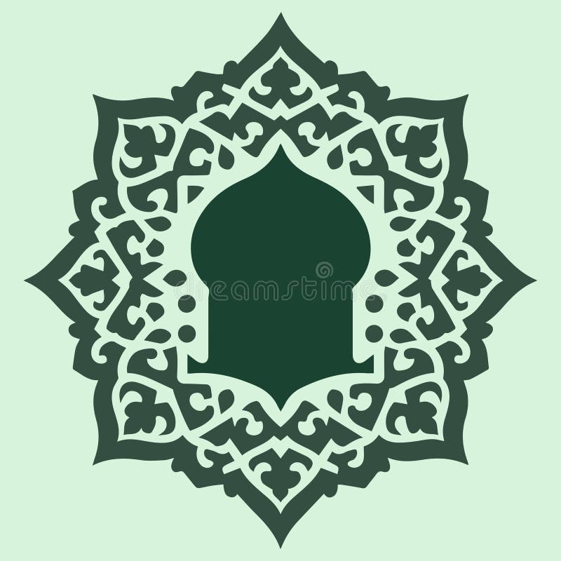 Ilustracja wektorowa projektu islamskiego wzorka. idealny do projektowania tła ilustracja wektor