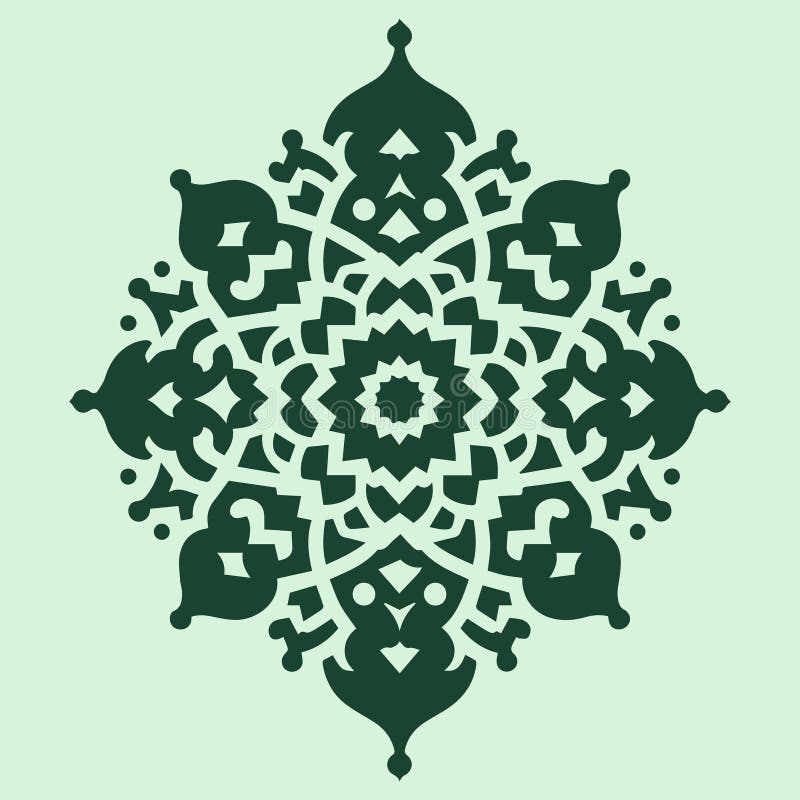 Ilustracja wektorowa projektu islamskiego wzorka. idealny do projektowania tła ilustracji