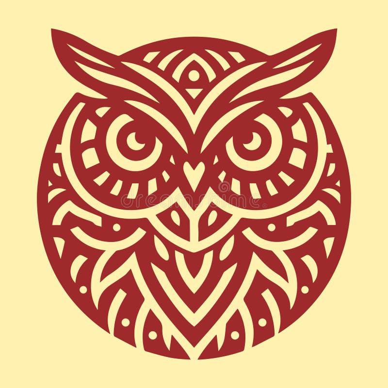 Ilustracja wektorowa projektu wzorka sowy. idealne do projektowania logo firmy edukacyjnej royalty ilustracja