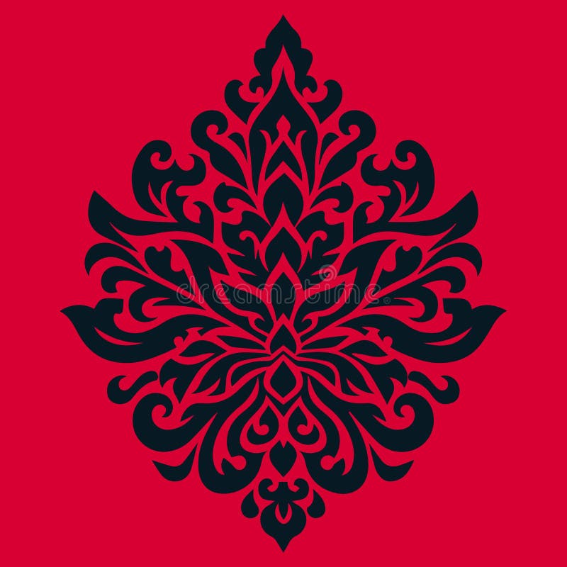 Ilustracja wektorowa wzorca estetycznego kwiatu. idealny do projektowania koszulki royalty ilustracja