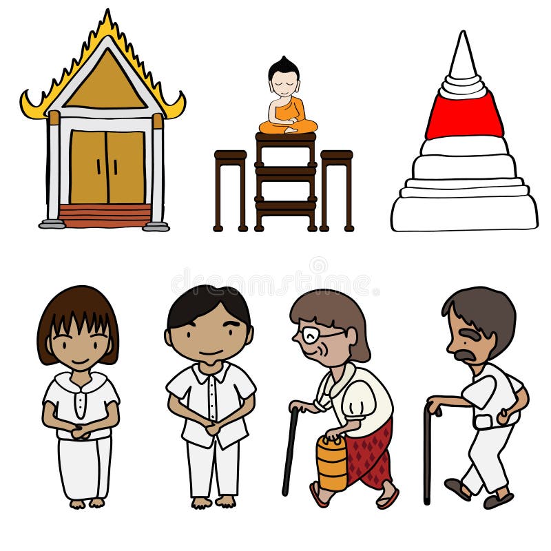 Ilustracja Śliczny buddhism royalty ilustracja Ilustracja Śliczny buddhism royalty ilustracja