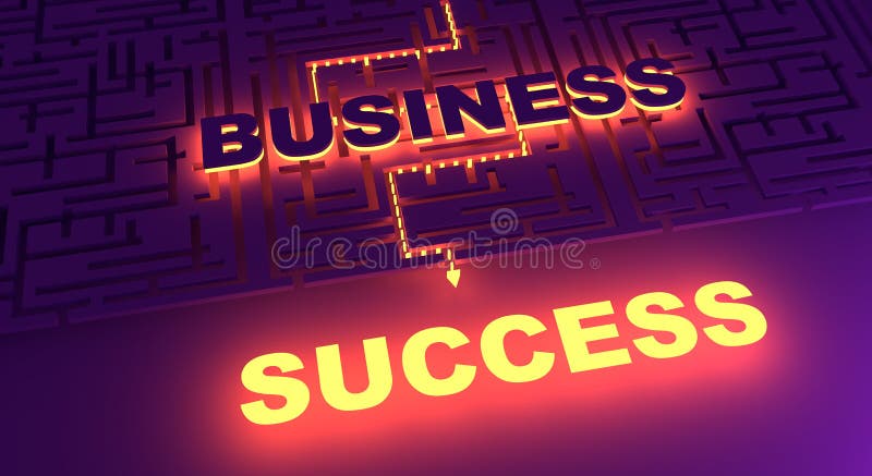 Ilustrare concept de business royalty free illustration