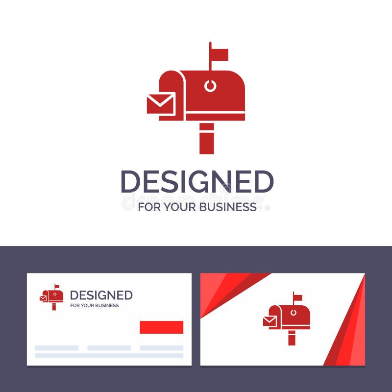 Ilustrare cu vectorul poștal pentru poștă poștală pentru poștă și poștă prin poștă pentru firme creative și șabloane pentru sigle royalty free illustration