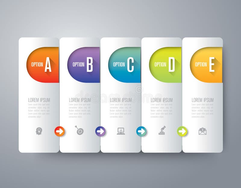 Ilustrare digitală abstractă 3d infografică. vector illustration