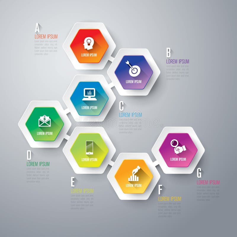 Ilustrare digitală abstractă 3d infografică. royalty free illustration