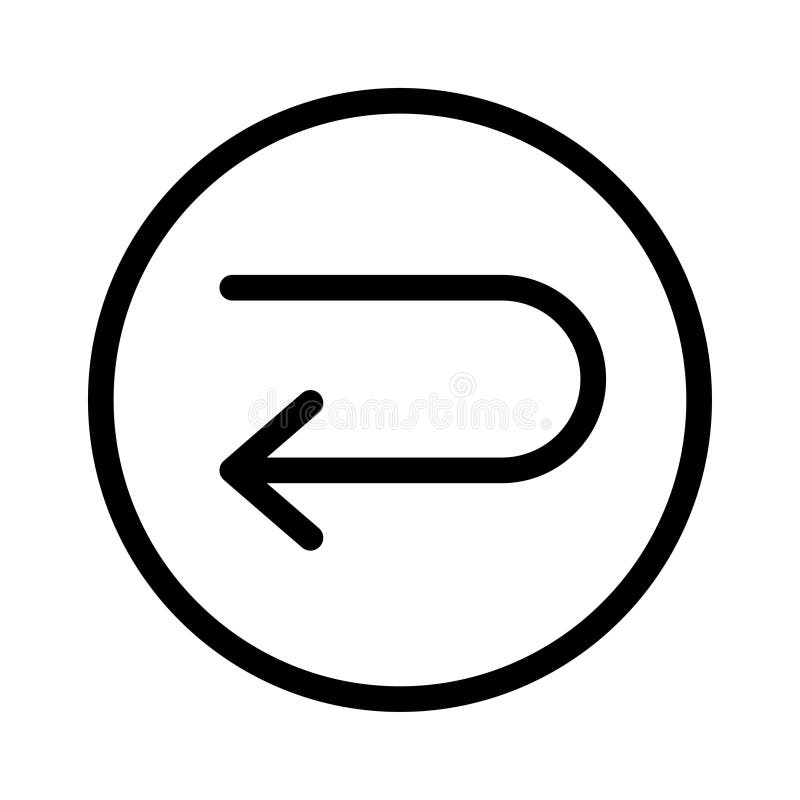 Ilustrare grafică vectorială a pictogramei pentru linia din spate royalty free illustration
