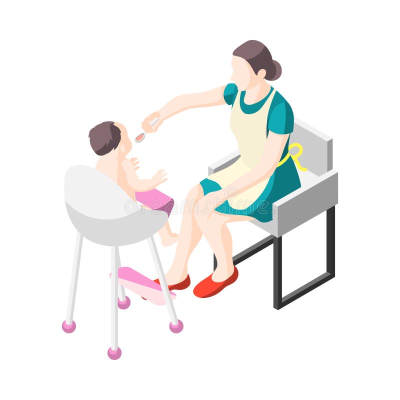 Ilustrare izometrică a casnicei stock illustration