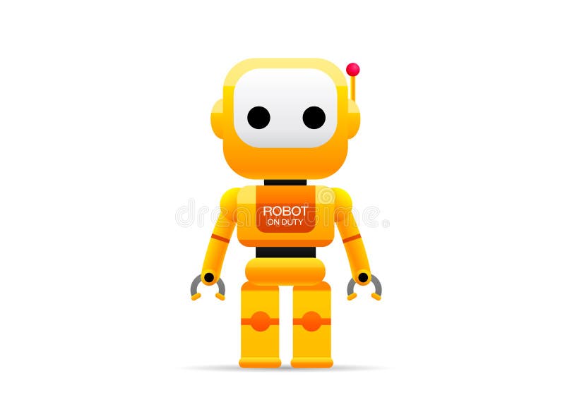 Ilustrare vector robot stock illustration