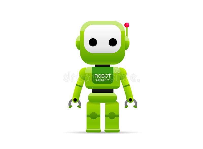 Ilustrare vector robot royalty free illustration