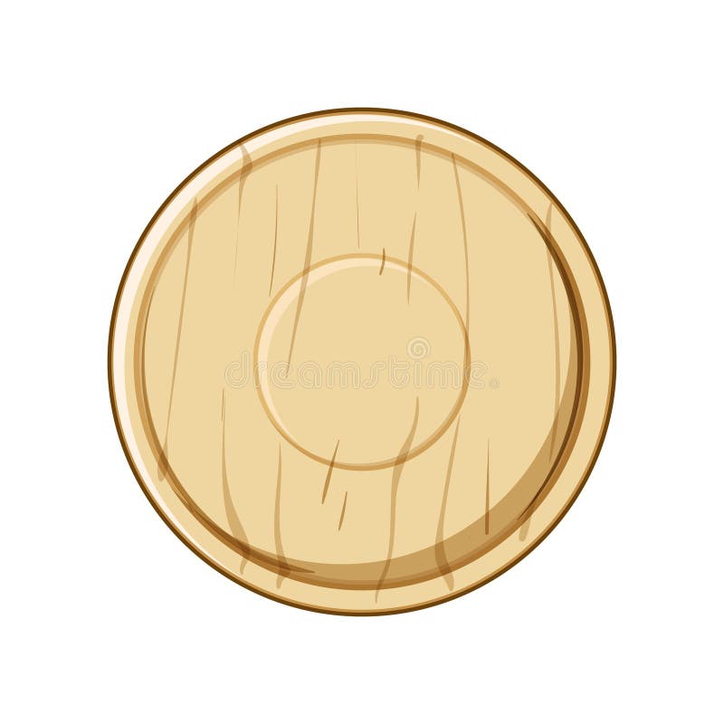 Ilustrarea vectorului cartografiat al plăcii de bambus naturale vector illustration