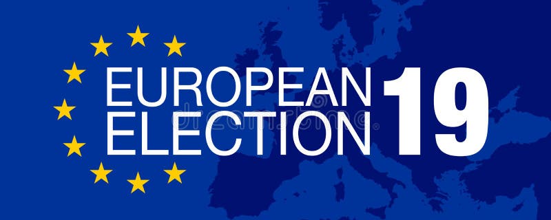 Ilustration con le elezioni europee 2019 illustrazione vettoriale Ilustration con le elezioni europee 2019 illustrazione vettoriale