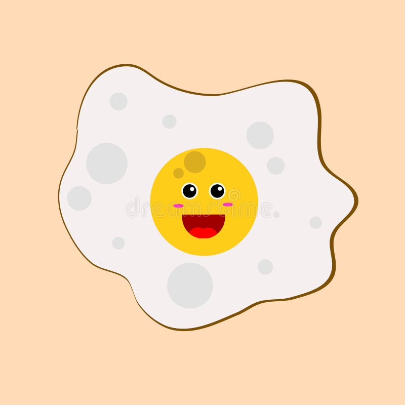 Ilustration Vector Grapich Happy Egg vector illustration