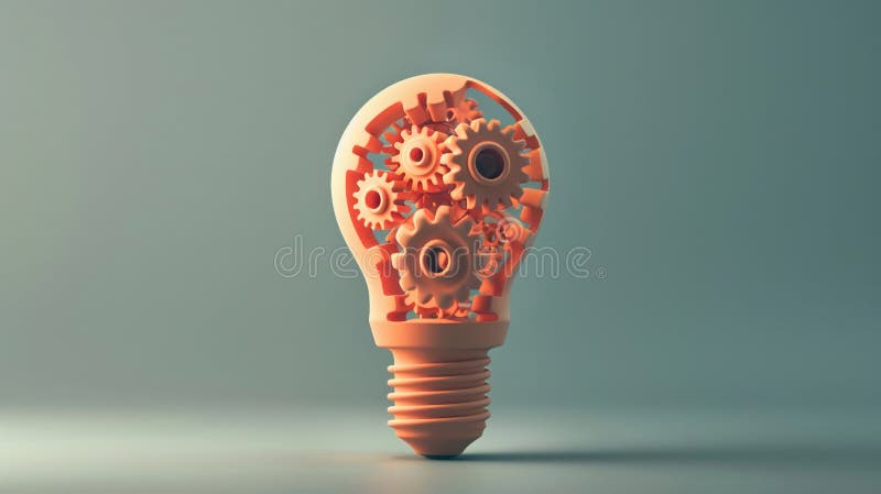 Ilustrator modelu 3d ikony renderowania 8k 3d renderowanie stylu gliny świecącej żarówki reprezentującej innowację odizolowaną od. Ilustrator modelu 3d renderowanie ikony 8k 3d renderowanie stylu glinowego świecącej żarówki reprezentującej innowację wyizolowaną na czystym białym tle 8k. ai generatywne
