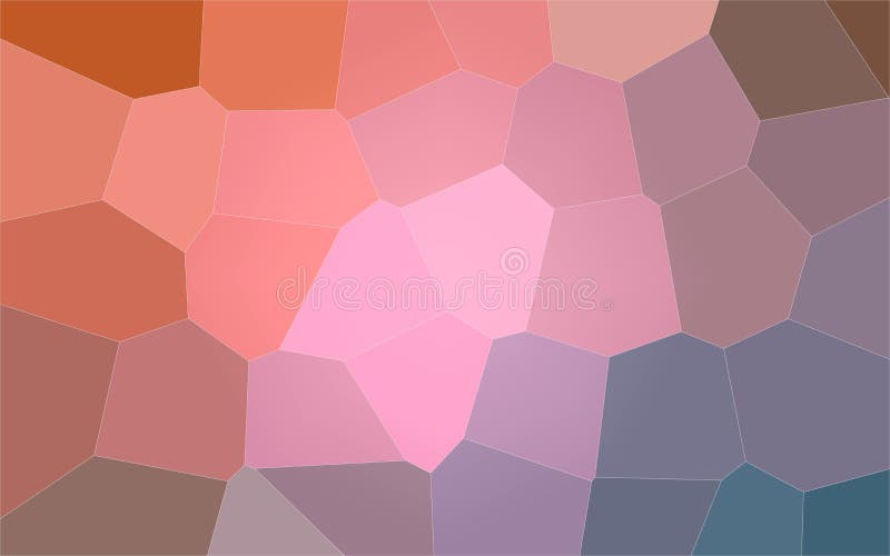Ilustração abstrata do fundo gigante colorido alaranjado e azul cor-de-rosa do hexágono, gerada digitalmente ilustração royalty free Ilustração abstrata do fundo gigante colorido alaranjado e azul cor-de-rosa do hexágono, gerada digitalmente ilustração royalty free