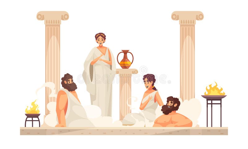Ilustração antiga de roma