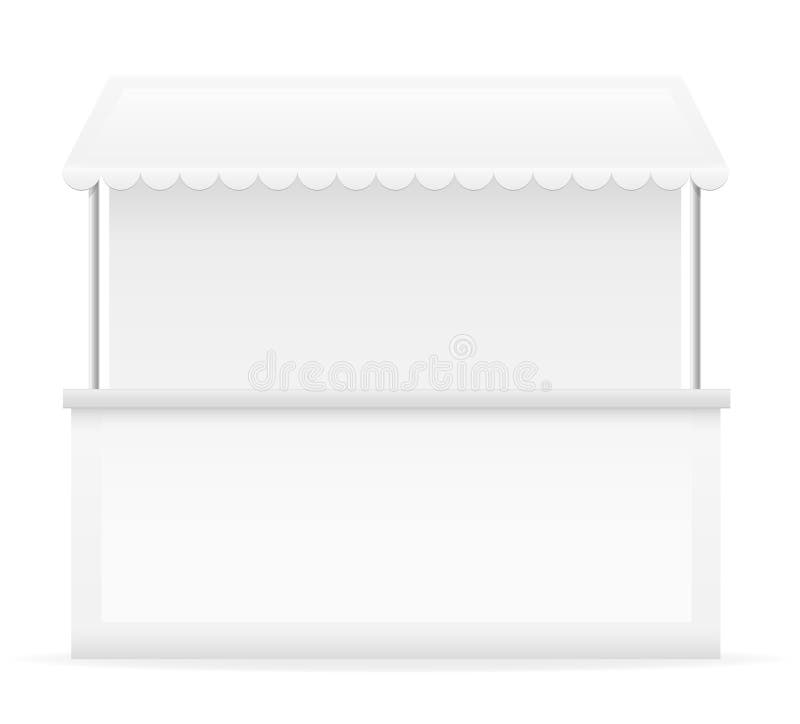 Ilustração branca do vetor da tenda ilustração do vetor Ilustração branca do vetor da tenda ilustração do vetor