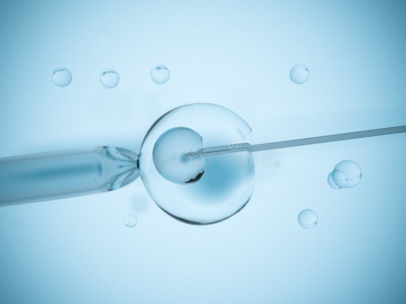 IVF (in vitro fertilization) 3D digital illustration. Fertility concept. IVF (in vitro fertilization) 3D digital illustration. Fertility concept.