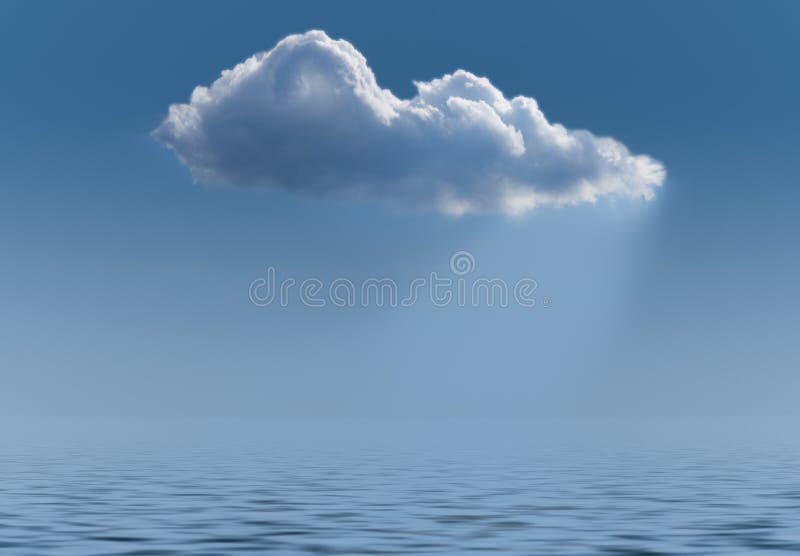 Ilustração da arquitetura de serviços web de computação em nuvem imagem de stock