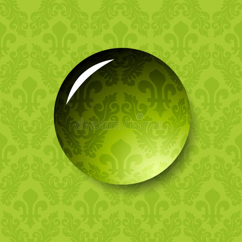 Ilustração de uma gota de água ilustração stock