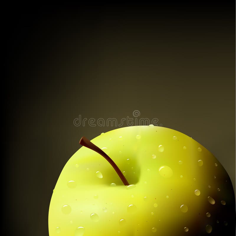 Ilustração vetorial de maçã ilustração do vetor
