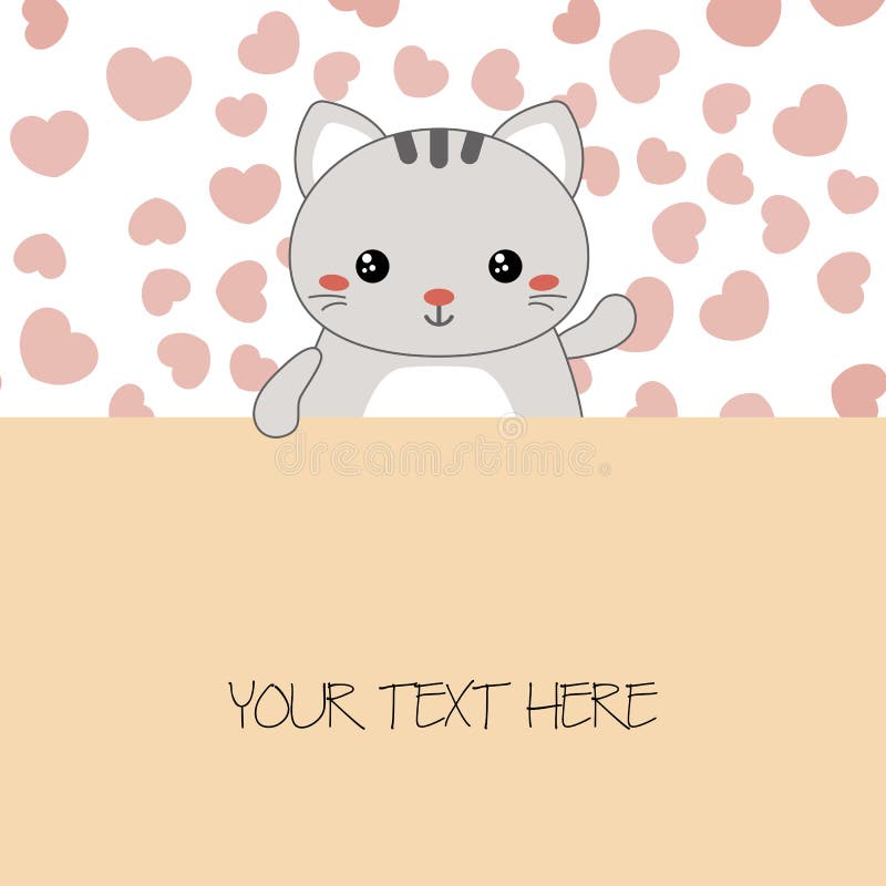 Ilustração de gatos bonitos ilustração do vetor Ilustração de gatos bonitos ilustração do vetor