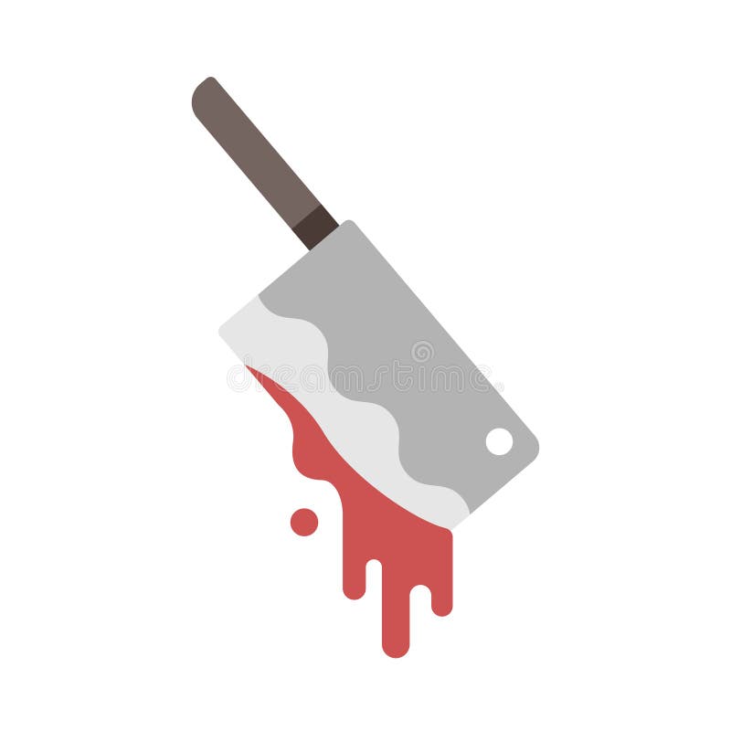 Ilustração de Knife Flat do carniceiro ilustração royalty free Ilustração de Knife Flat do carniceiro ilustração royalty free