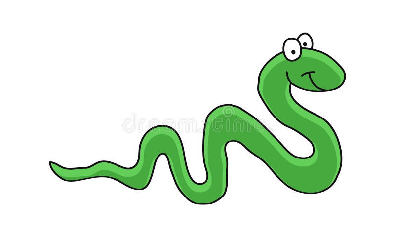 Ilustração de uma serpente verde de sorriso bonito, dos desenhos animados vetor eps10 ilustração royalty free Ilustração de uma serpente verde de sorriso bonito, dos desenhos animados vetor eps10 ilustração royalty free