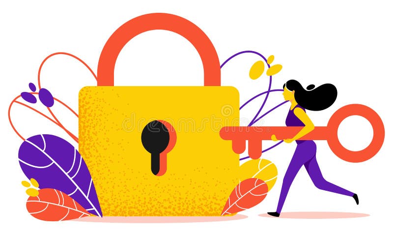 A ilustração do conceito do vetor do perigo ou o erro assinam dentro o estilo liso ilustração royalty free A ilustração do conceito do vetor do perigo ou o erro assinam dentro o estilo liso ilustração royalty free