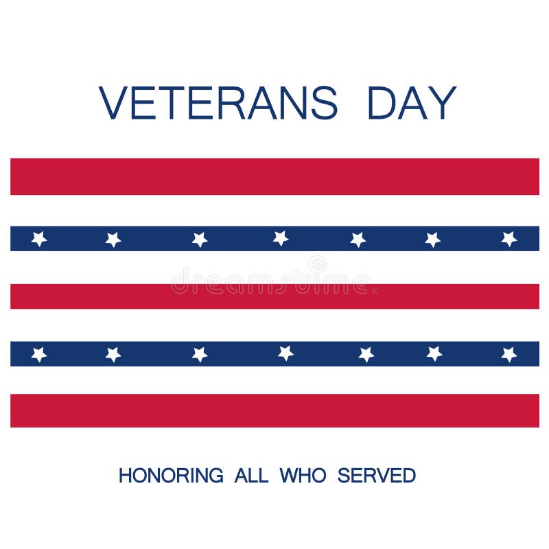 Ilustração do dia de veteranos e do vetor da bandeira americana ilustração stock Ilustração do dia de veteranos e do vetor da bandeira americana ilustração stock