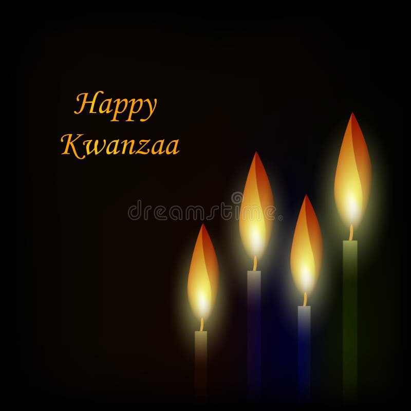 Ilustração do fundo de Kwanzaa ilustração stock Ilustração do fundo de Kwanzaa ilustração stock