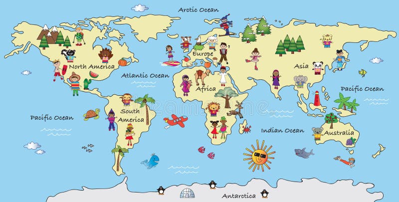 ilustração do mapa de mundo ilustração stock ilustração do mapa de mundo ilustração stock