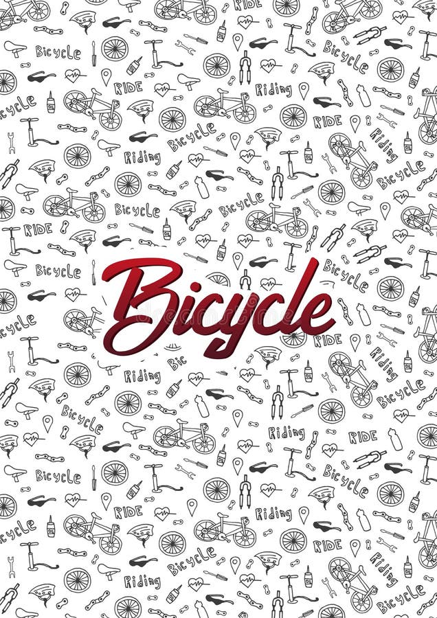 Ilustração do vetor da garatuja da bicicleta Conceito do estilo de vida e da aventura biking para bandeiras da Web, materiais imp ilustração do vetor Ilustração do vetor da garatuja da bicicleta Conceito do estilo de vida e da aventura biking para bandeiras da Web, materiais imp ilustração do vetor
