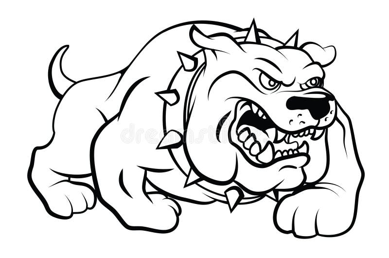 Ilustração vetorial de Bulldog ilustração do vetor