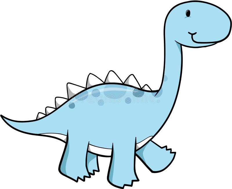 Ilustração vetorial de dinossauro ilustração do vetor