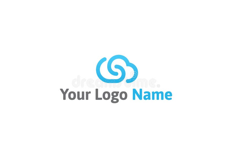 Ilustração do vetor do projeto azul do logotipo da cor ilustração do vetor Ilustração do vetor do projeto azul do logotipo da cor ilustração do vetor