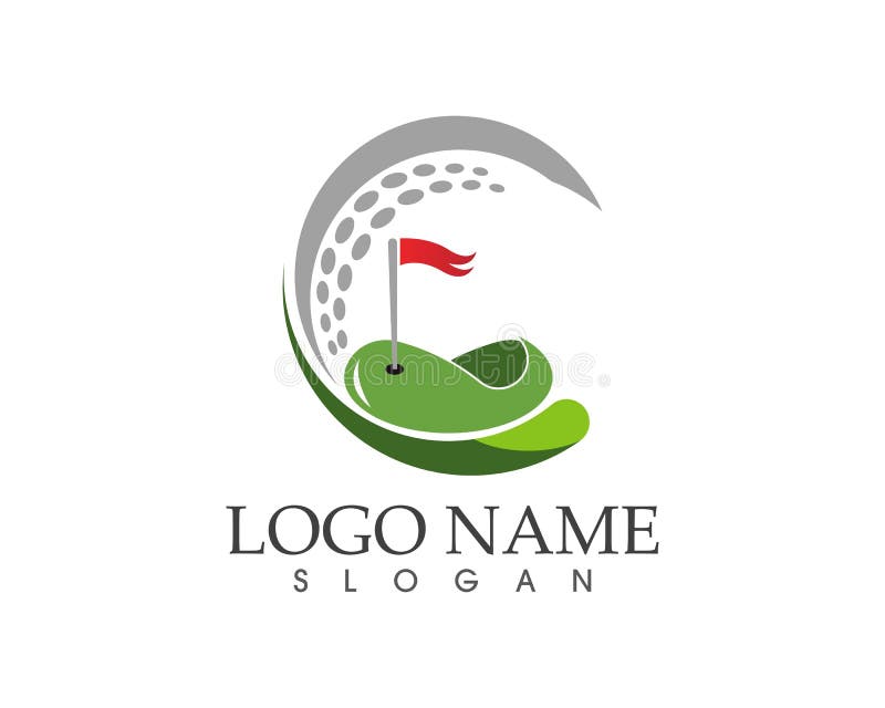 Ilustração do vetor do projeto do logotipo do ícone do golfe ilustração do vetor Ilustração do vetor do projeto do logotipo do ícone do golfe ilustração do vetor