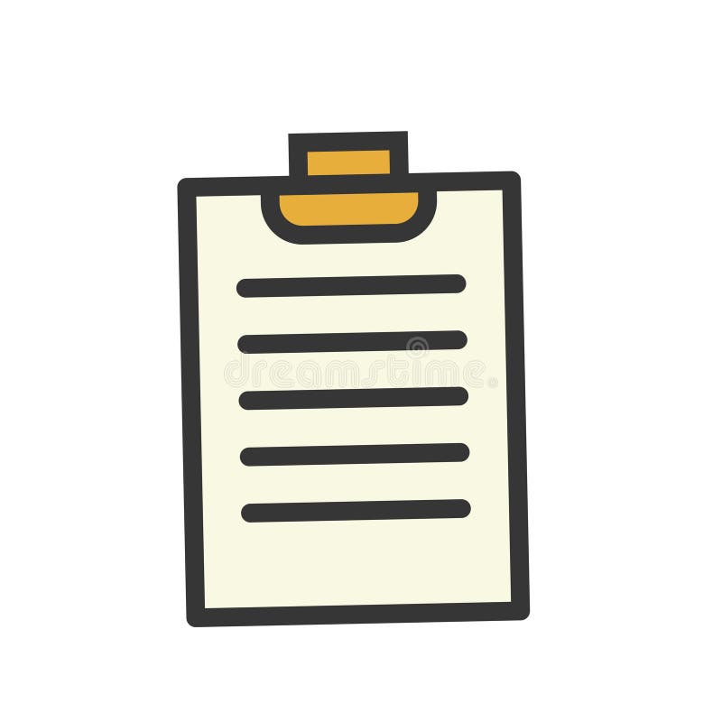 Ilustração do ícone da placa de papel do original ilustração do vetor
