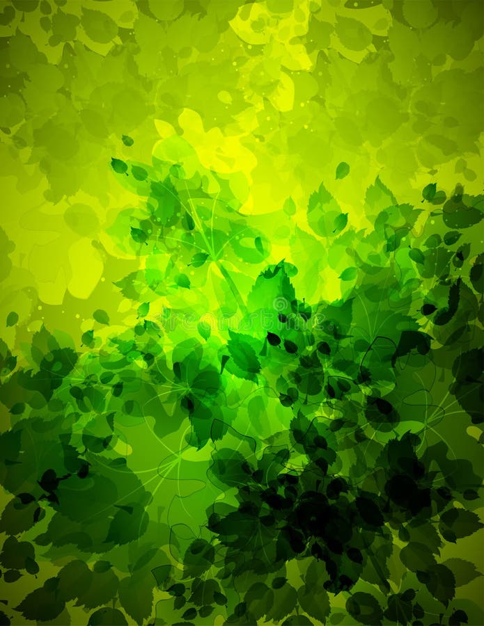 Ilustração de fundo floral abstrato ilustração royalty free