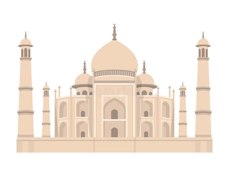 Ilustração mahal do projeto do vetor da Índia de Taj Arte do conceito ilustração do vetor Ilustração mahal do projeto do vetor da Índia de Taj Arte do conceito ilustração do vetor